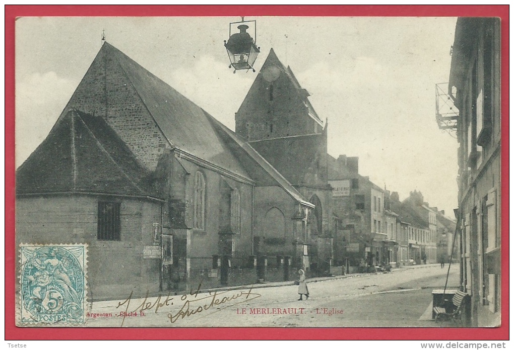 Le Merlerault - L'Eglise -  190? ( Voir Verso ) - Le Merlerault