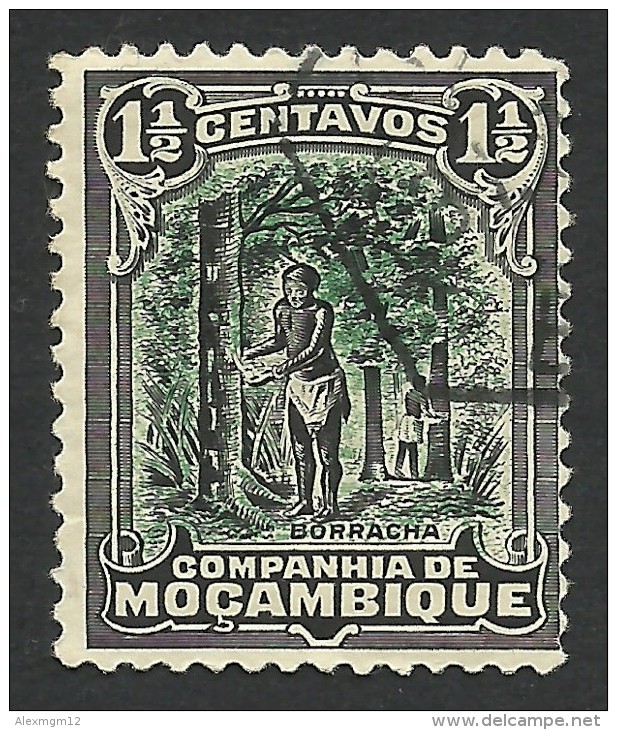 Mozambique Company, 1 1/2 C. 1918, Scott # 112, Used - Mozambique