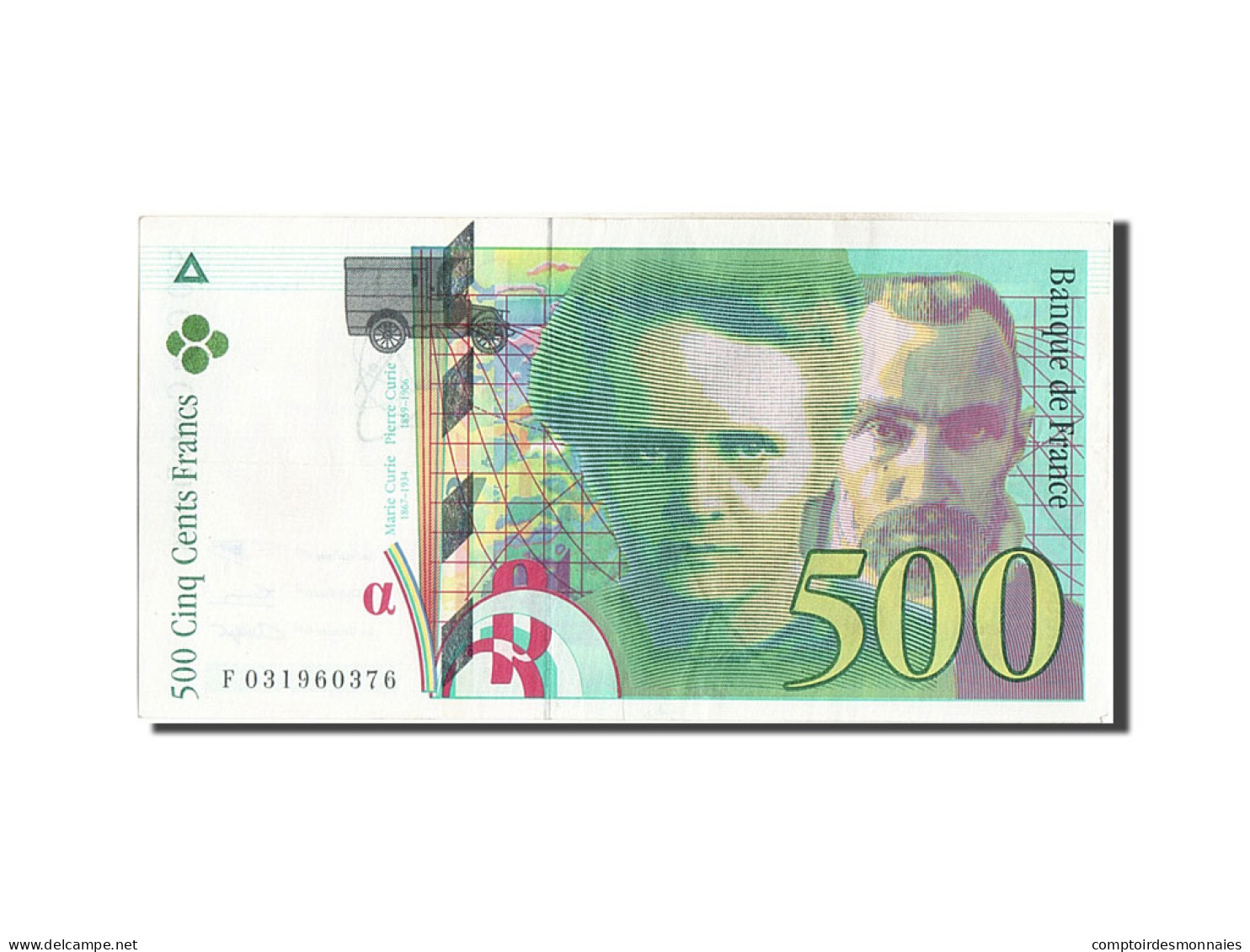 Billet, France, 500 Francs, 500 F 1994-2000 ''Pierre Et Marie Curie'', 1995 - 500 F 1994-2000 ''Pierre En Marie Curie''