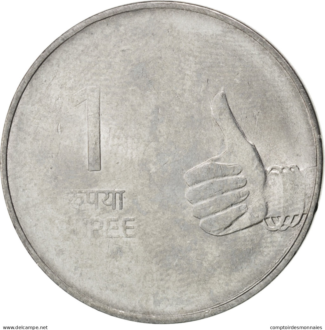 Monnaie, INDIA-REPUBLIC, Rupee, 2008, SPL, Stainless Steel, KM:331 - India