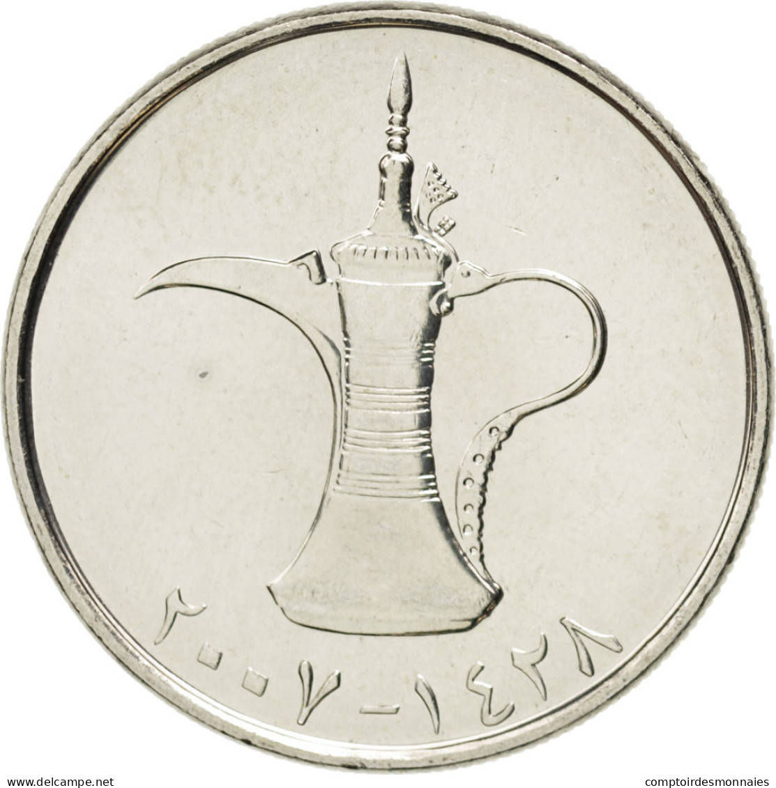 Monnaie, United Arab Emirates, Dirham, 2007, SPL, Copper-nickel, KM:6.2 - Emiratos Arabes