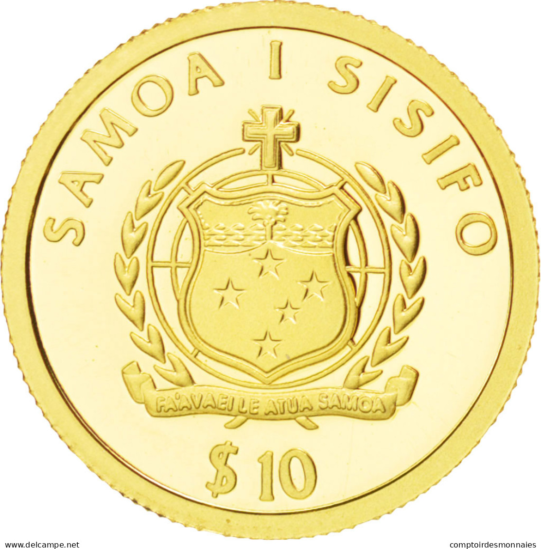 Monnaie, Samoa, 10 Tala, 2008, FDC, Or, KM:184 - Samoa