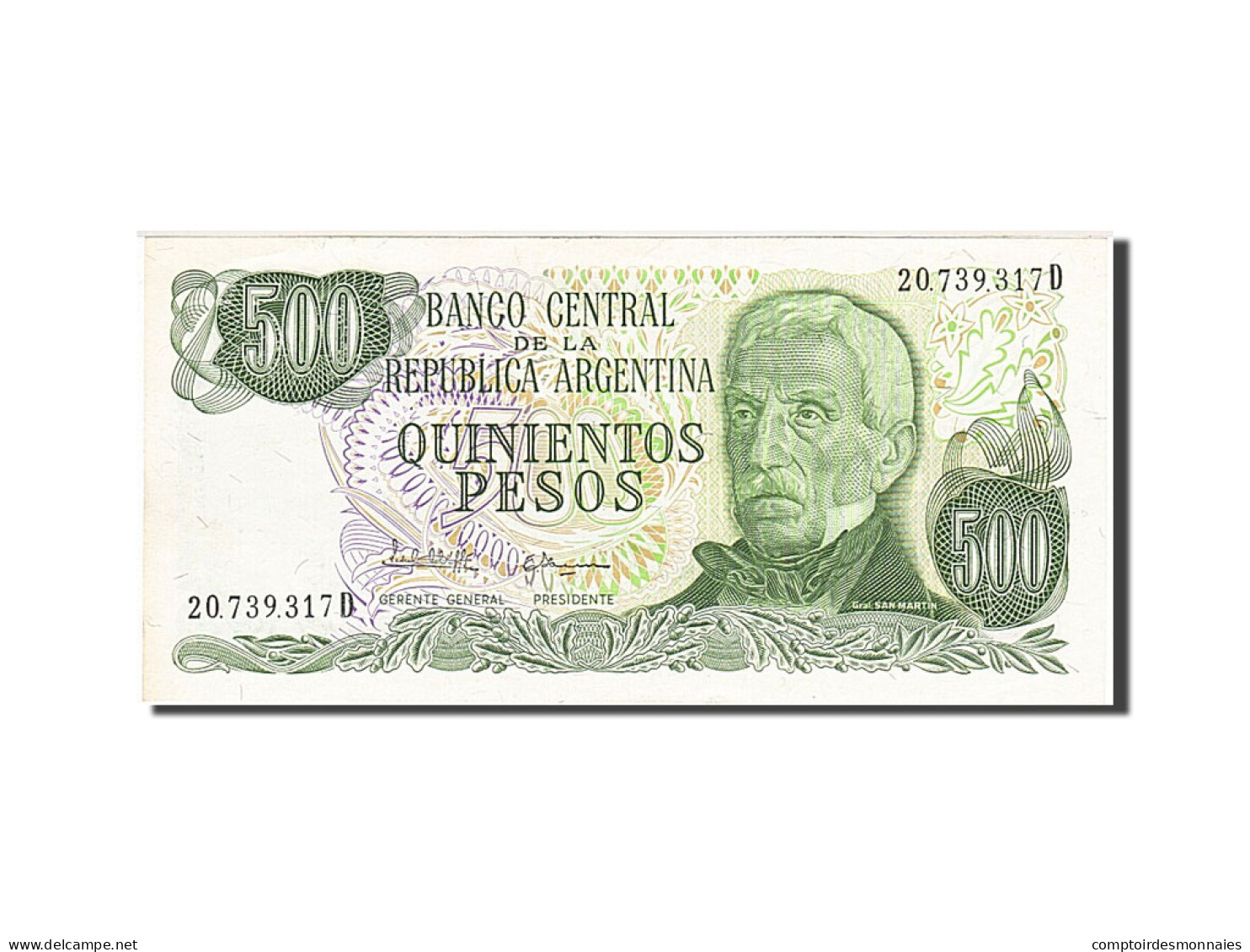 Billet, Argentine, 500 Pesos, 1977, SPL+ - Argentine