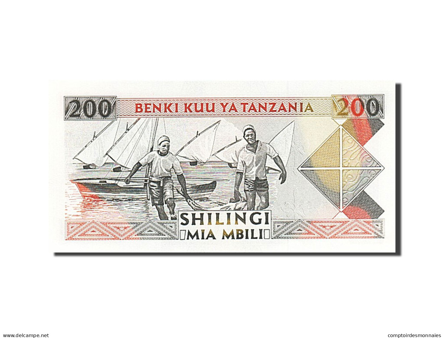 Billet, Tanzania, 200 Shilingi, 1993, KM:25a, NEUF - Tanzania