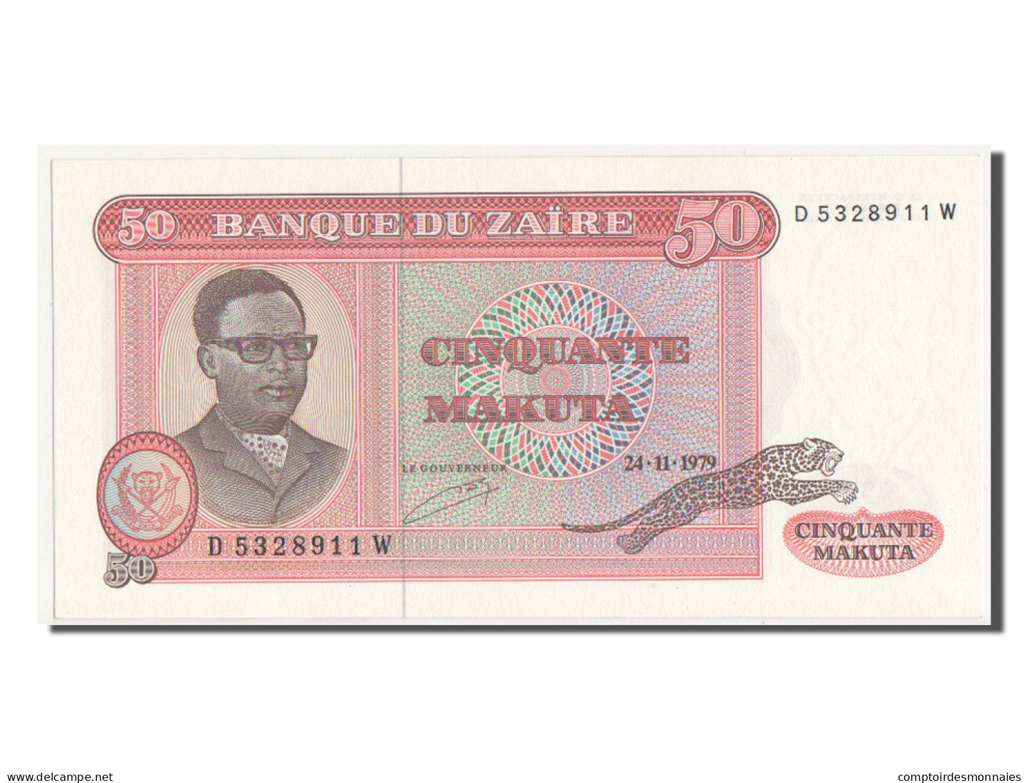 Billet, Zaïre, 50 Makuta, 1979, SPL+ - Zaïre