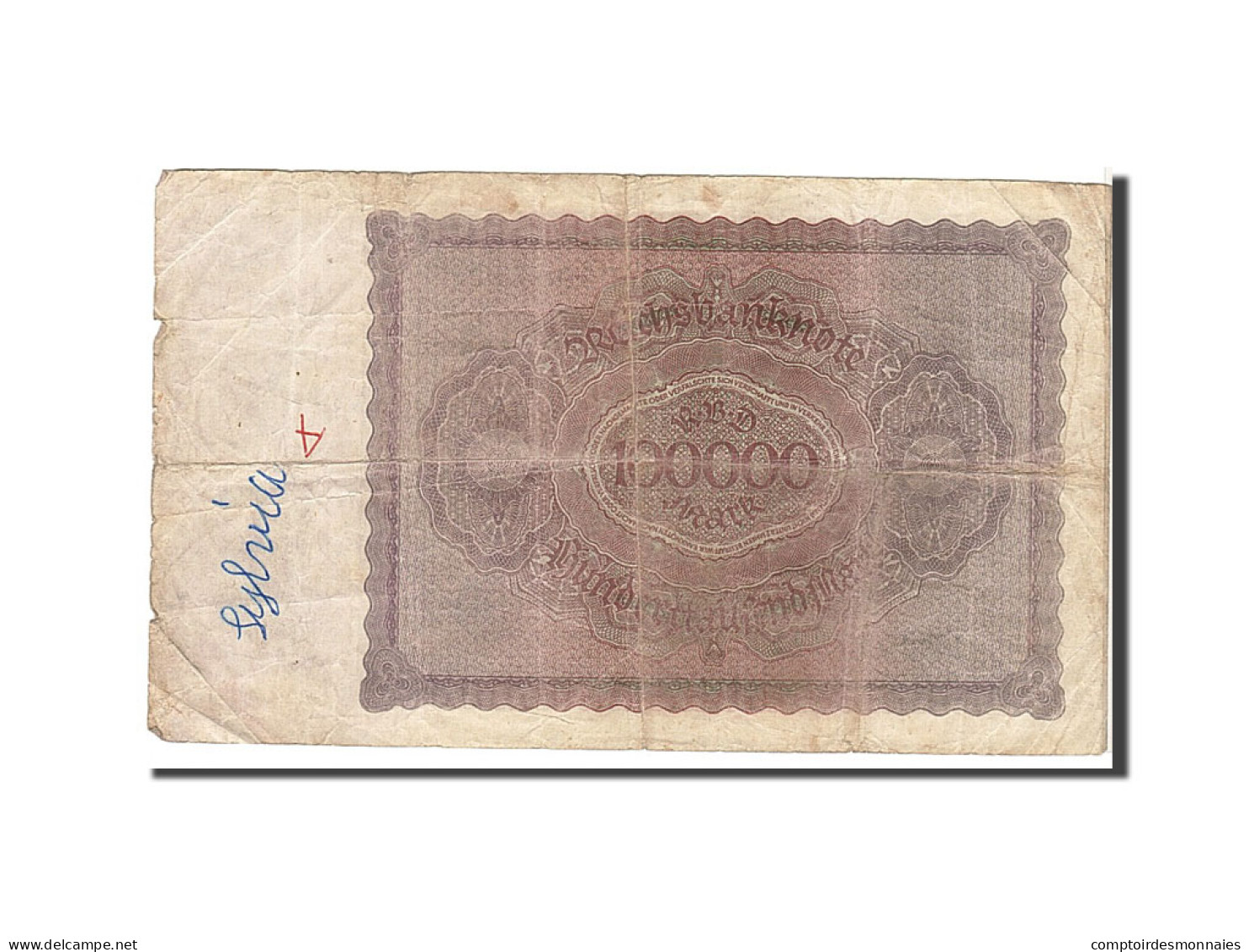 Billet, Allemagne, 100,000 Mark, 1923, KM:83a, TB - 100000 Mark