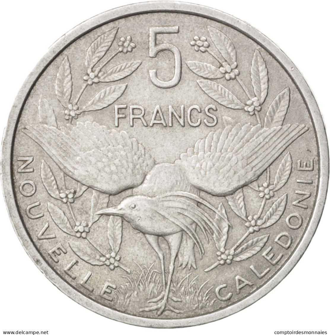 Monnaie, Nouvelle-Calédonie, 5 Francs, 1952, TTB, Aluminium, KM:4, Lecompte:71 - Nuova Caledonia
