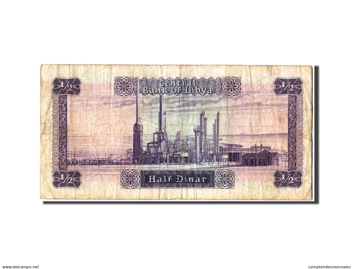 Billet, Libya, 1/2 Dinar, TB - Libyen