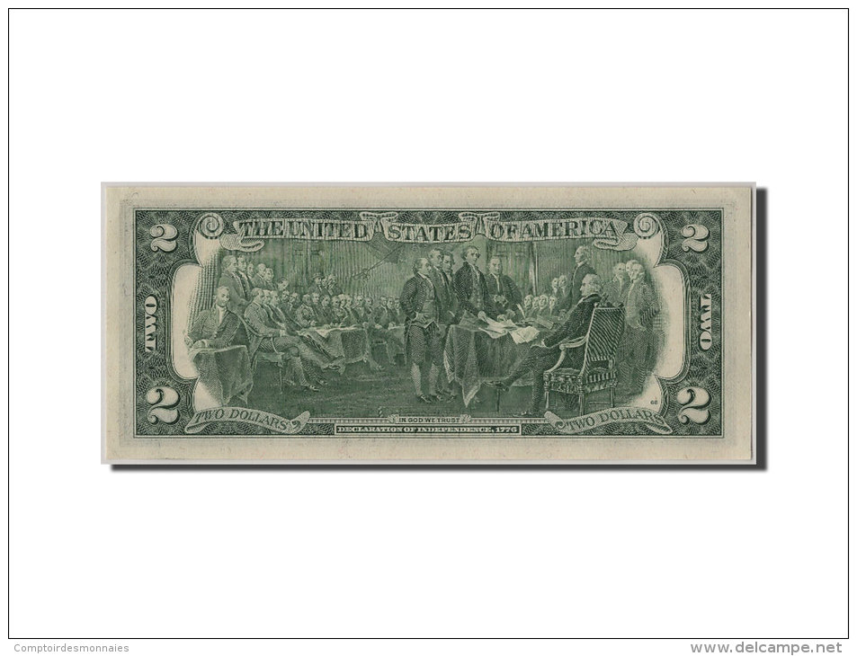 [#305527] Etats-Unis, 2 Dollars Federal Reserve Note Type Jefferson, 1976, Richmond - Billets De La Federal Reserve (1928-...)