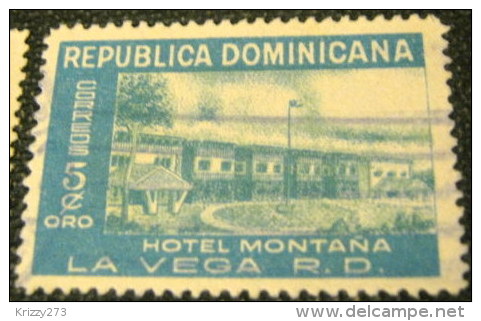 Dominican Republic 1950 Hotel Montana La Vega 5c - Used - Dominican Republic