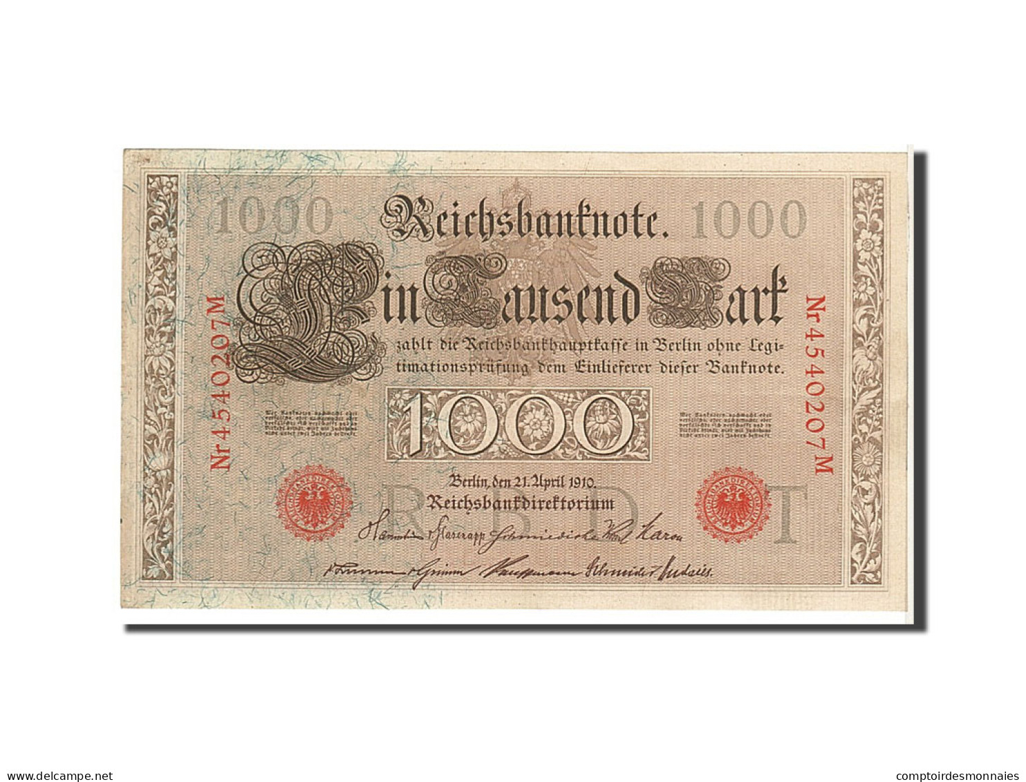 Billet, Allemagne, 1000 Mark, 1910, KM:44b, TB - 1000 Mark