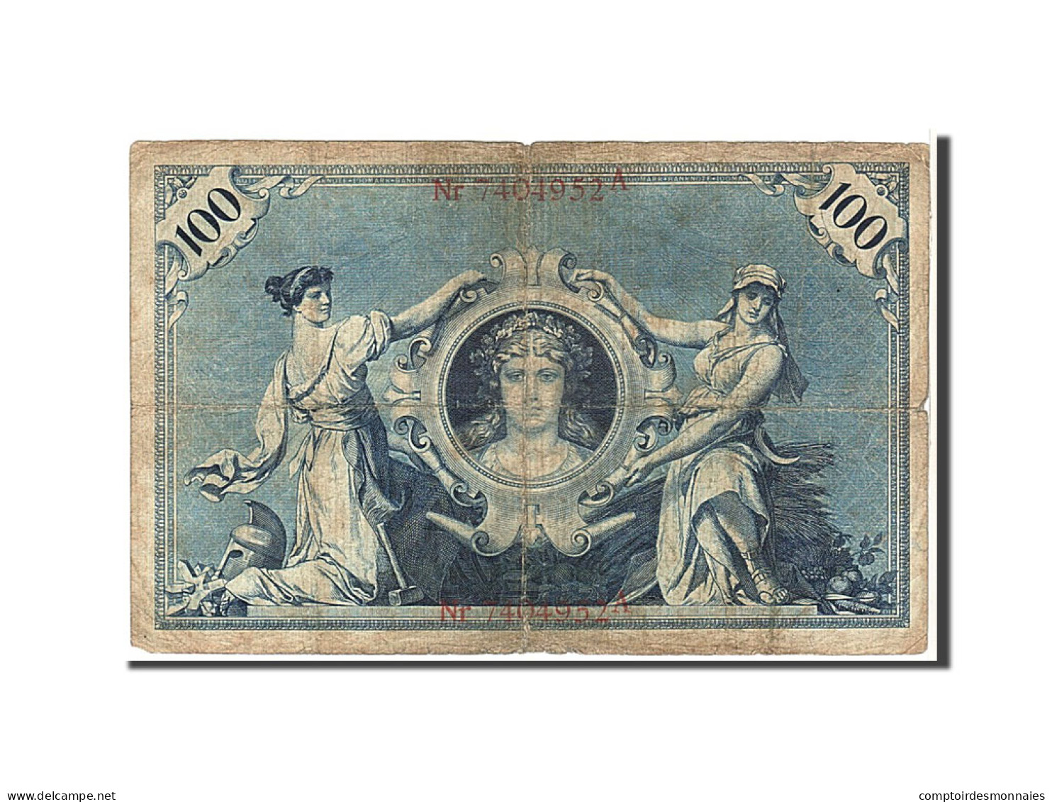 Billet, Allemagne, 100 Mark, 1907, KM:30, TB - 100 Mark