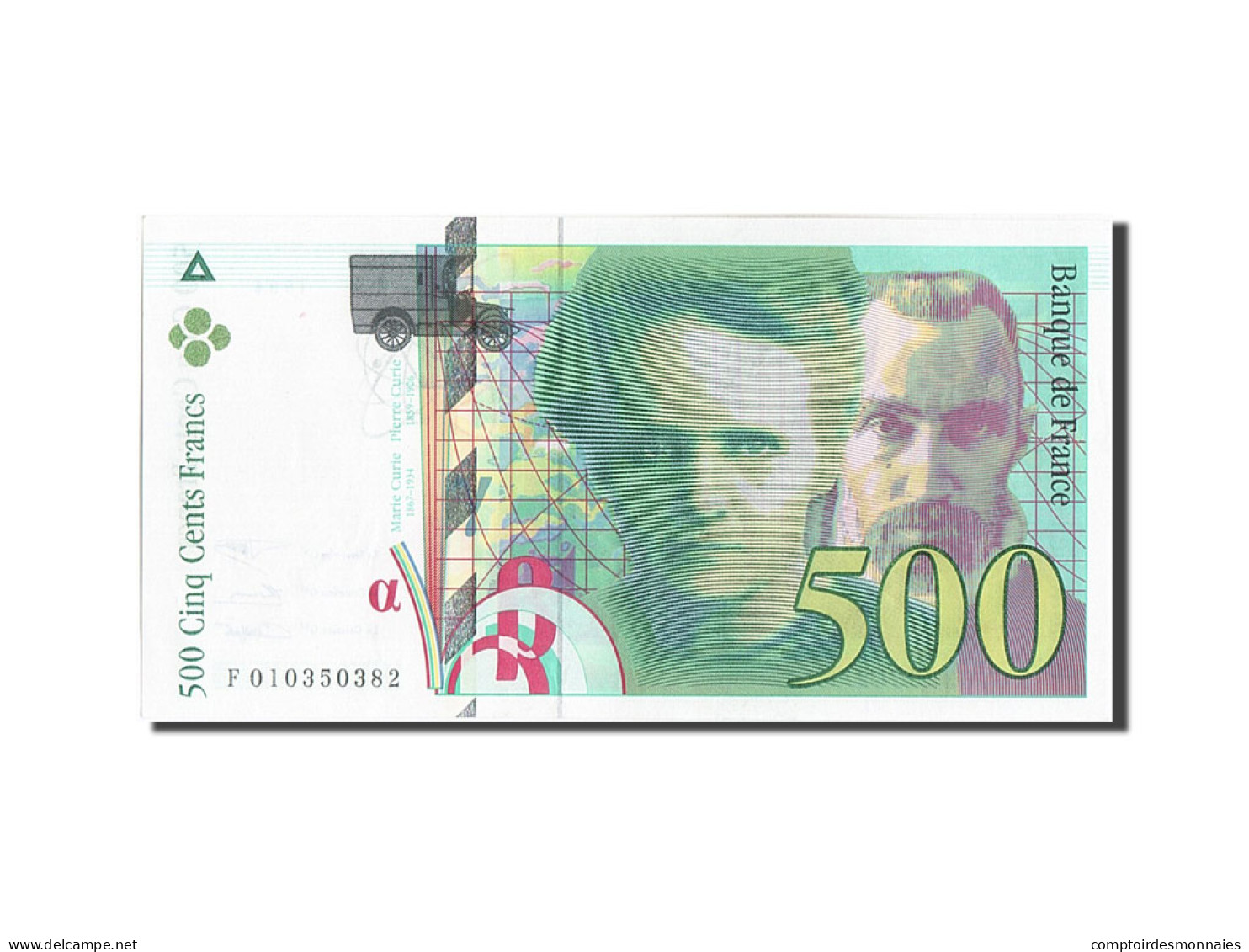 Billet, France, 500 Francs, 500 F 1994-2000 ''Pierre Et Marie Curie'', 1994 - 500 F 1994-2000 ''Pierre Et Marie Curie''