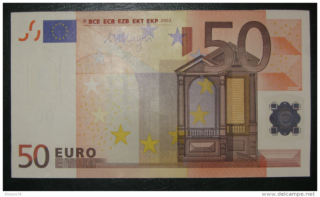 50 EURO G041H5 Germany Serie X83 Draghi Perfect UNC - 50 Euro