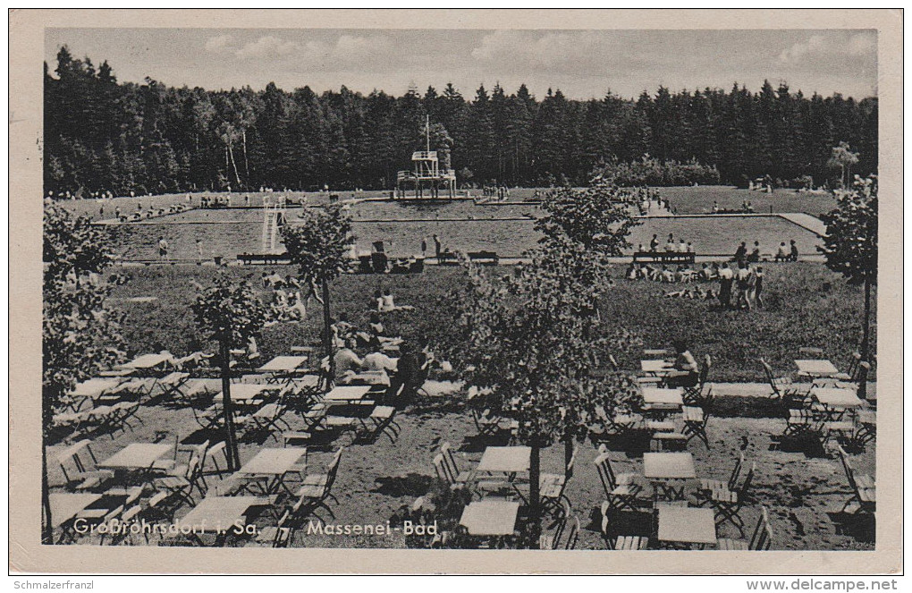 AK Massenei Bad Grossröhrsdorf Freibad Cafe Wirtschaft Bei Radeberg Bischofswerda Arnsdorf Bautzen - Grossroehrsdorf