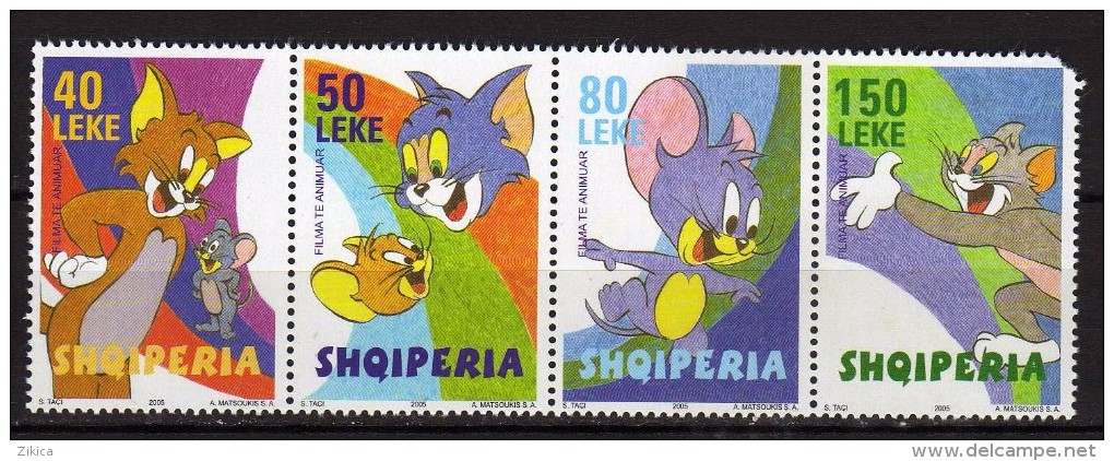 ALBANIA 2005.Tom And Jerry,cartoon,MNH - Albanien