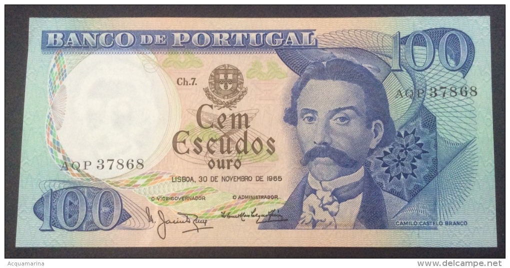 PORTUGAL 100 ESCUDOS 30/11/1965 AU - Portugal