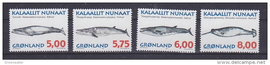 Greenland 1997 Whales 4v ** Mnh (21421 - Neufs