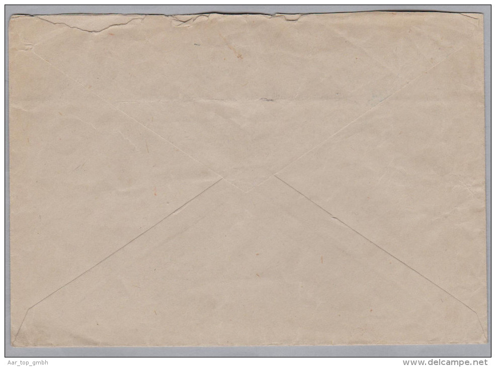 Schweiz 1948-02-31 Romanshorn Luftpost Brief Nach Waterloo NY USA - Lettres & Documents