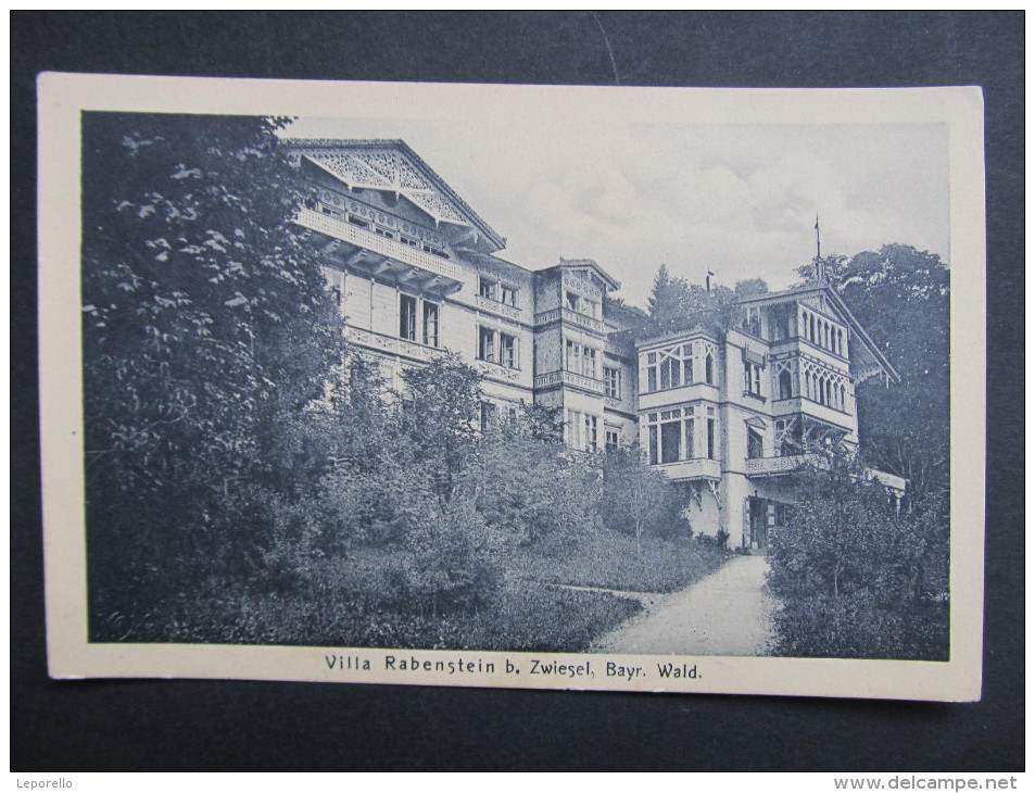 AK ZWIESEL Villa Rabenstein 1911  ///// D*16120 - Zwiesel