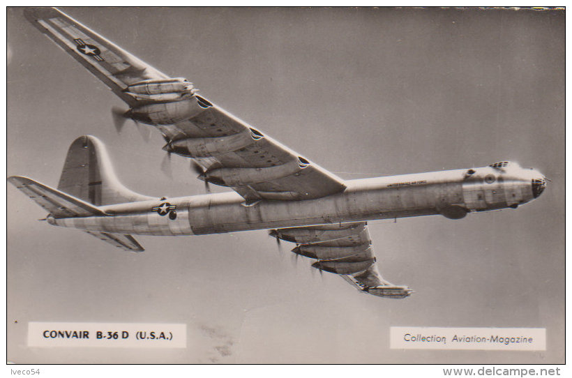 Convair B - 36 D  " U.S.A."  ( Aviation Magazine ) - Pubblicità