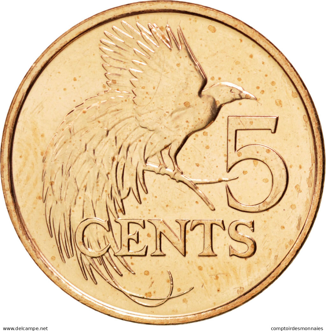 Monnaie, TRINIDAD & TOBAGO, 5 Cents, 2007, SPL, Bronze, KM:30 - Trinité & Tobago