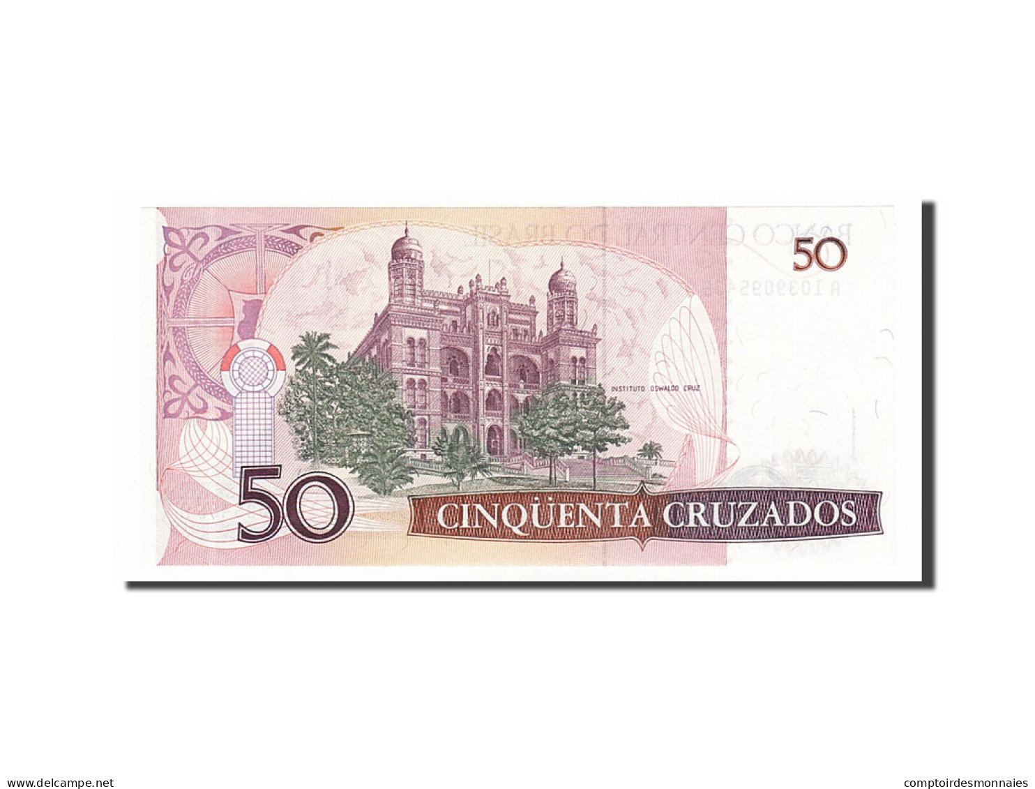 Billet, Brésil, 50 Cruzados, 1986, SPL - Brasil