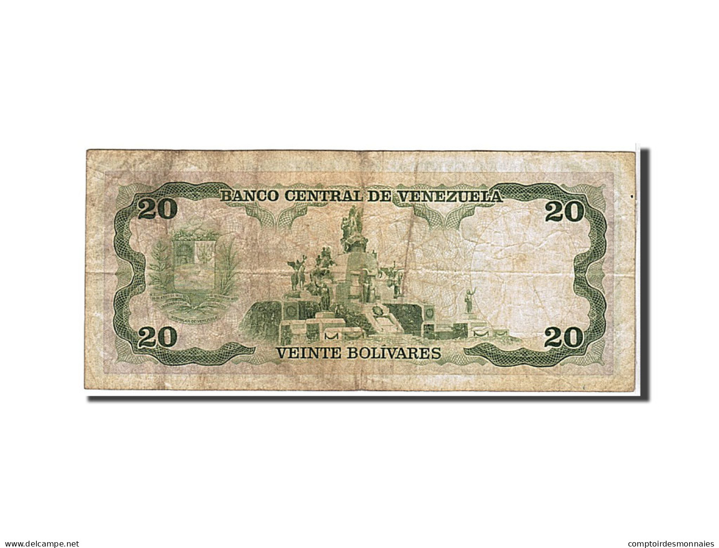 Billet, Venezuela, 20 Bolivares, 1987, TB - Venezuela