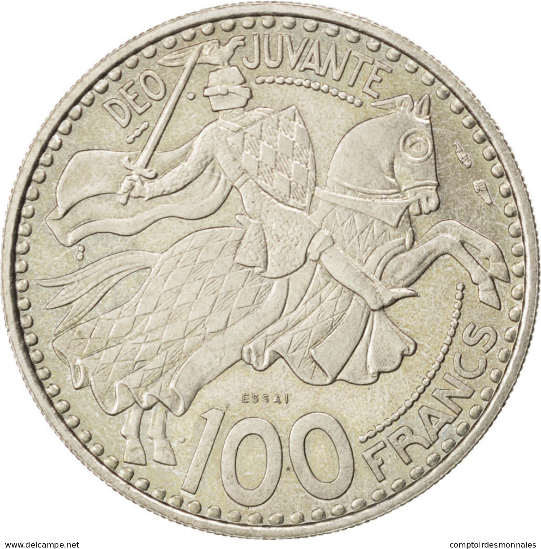 Monnaie, Monaco, 100 Francs, 1950, SUP+, Cupro-nickel, KM:E33, Gadoury:142 - 1949-1956 Francos Antiguos