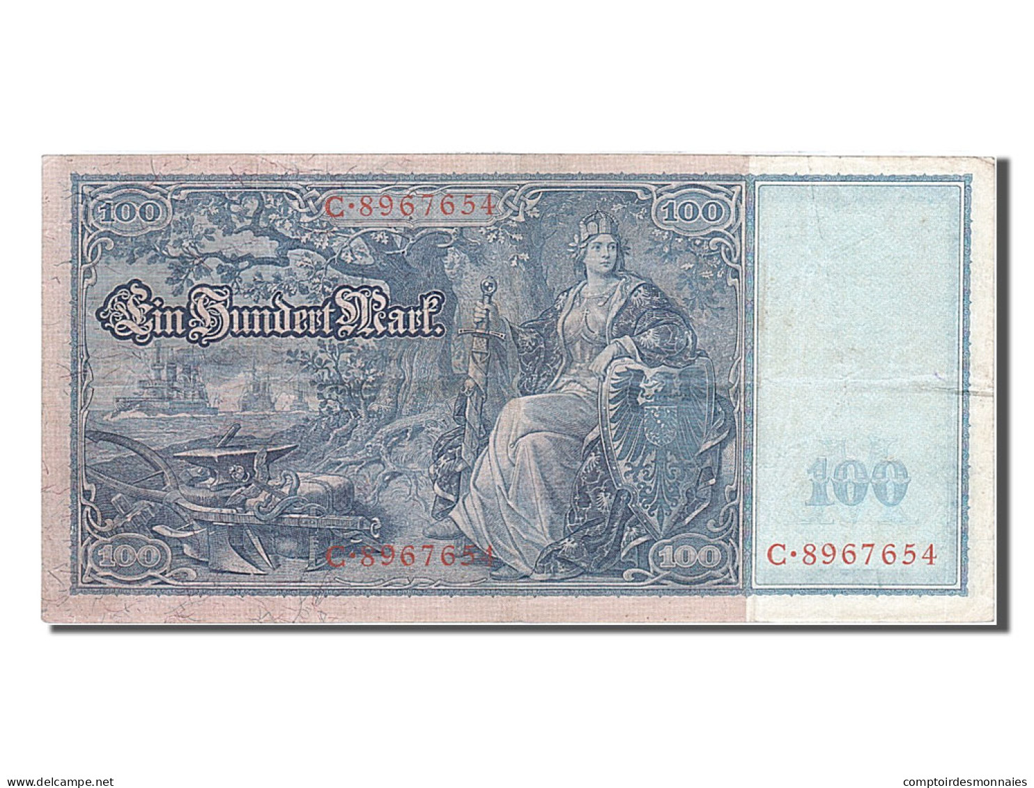 Billet, Allemagne, 100 Mark, 1910, 1910-04-21, TTB - 100 Mark