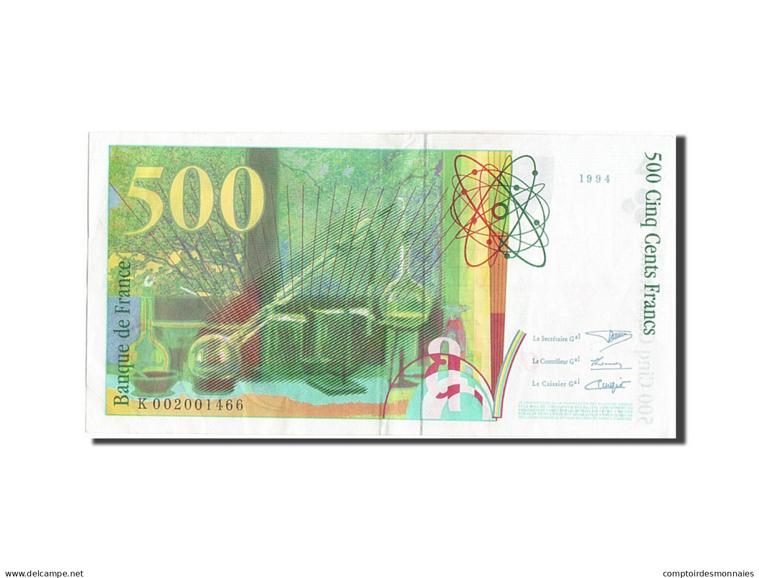 Billet, France, 500 Francs, 500 F 1994-2000 ''Pierre Et Marie Curie'', 1994 - 500 F 1994-2000 ''Pierre Et Marie Curie''