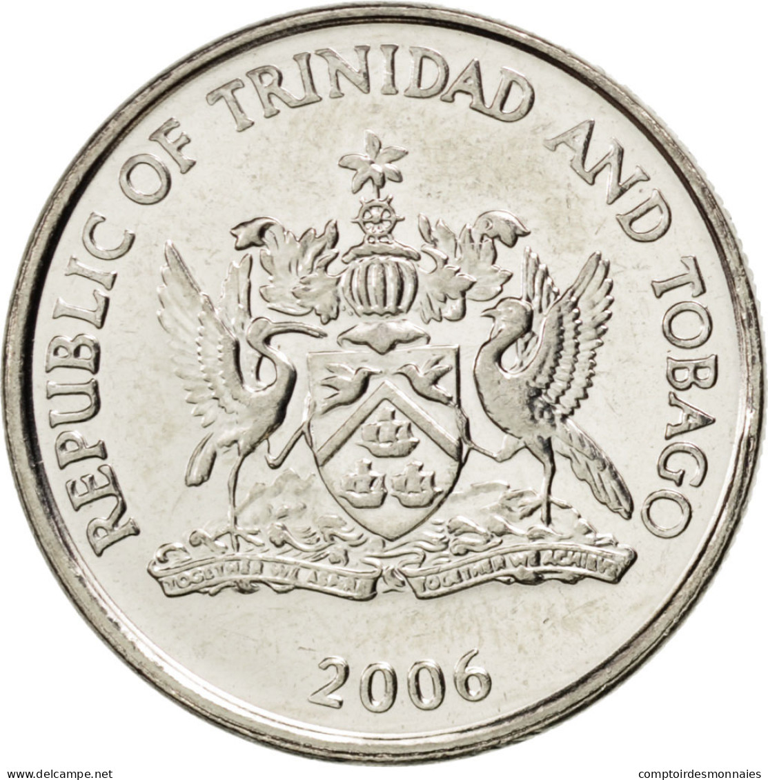 Monnaie, TRINIDAD & TOBAGO, 25 Cents, 2006, SPL, Copper-nickel, KM:32 - Trinidad En Tobago