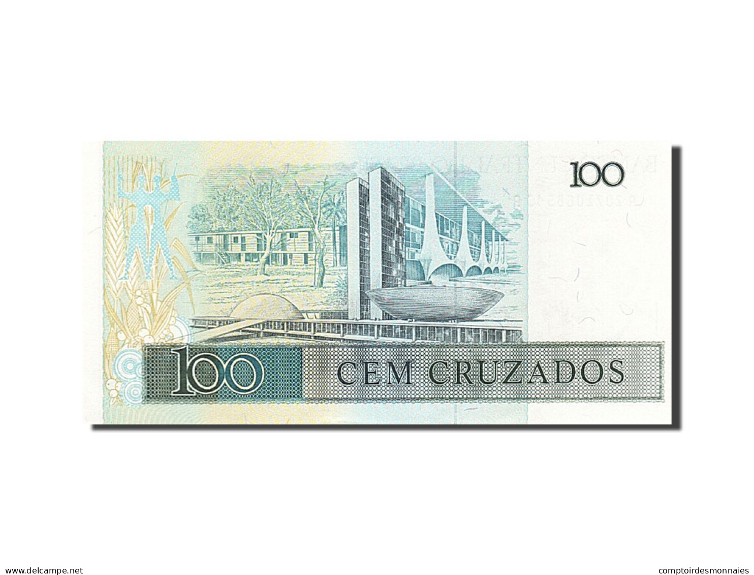 Billet, Brésil, 100 Cruzados, 1986, SPL - Brasile