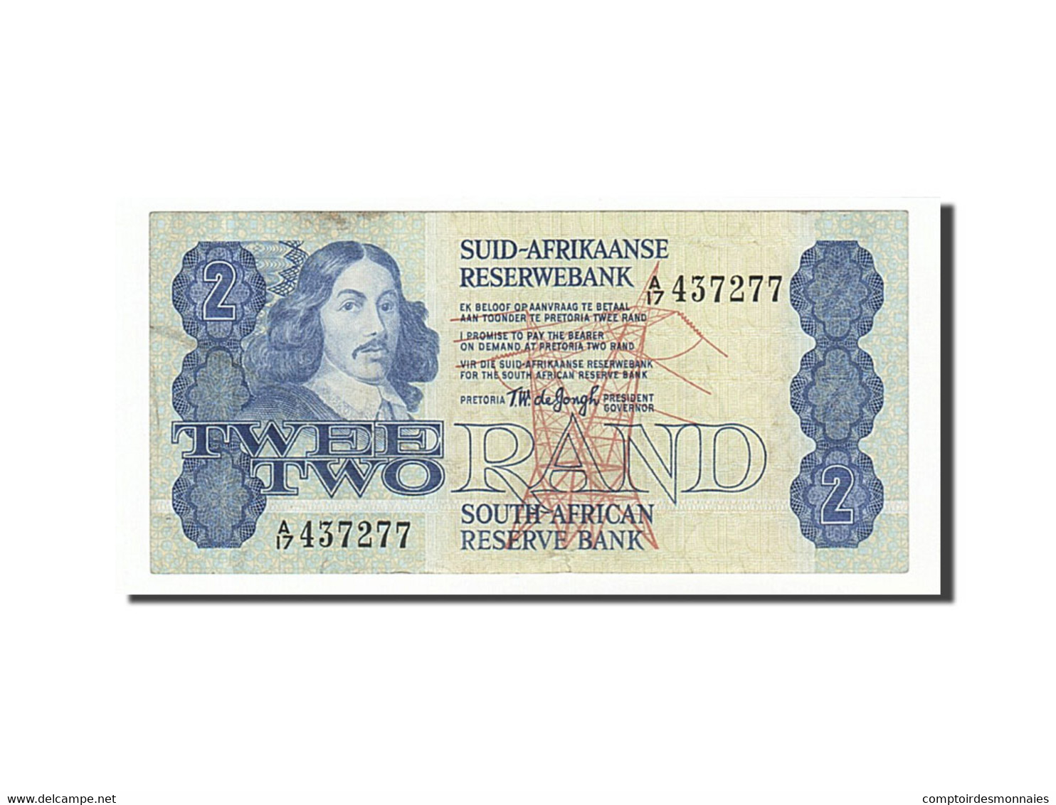 Billet, Afrique Du Sud, 2 Rand, 1976, TB+ - South Africa