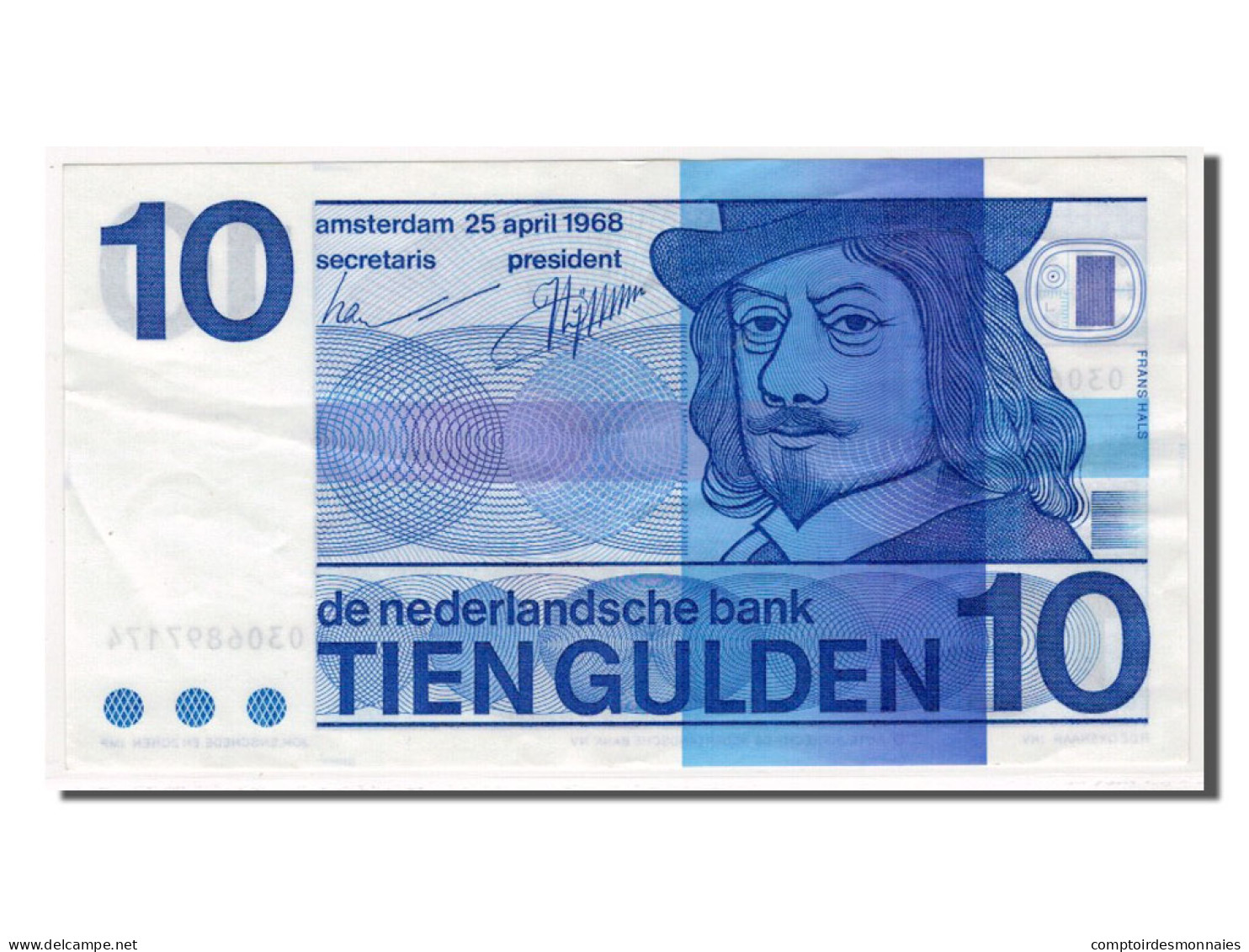 Billet, Pays-Bas, 10 Gulden, 1968, SUP - 10 Gulden