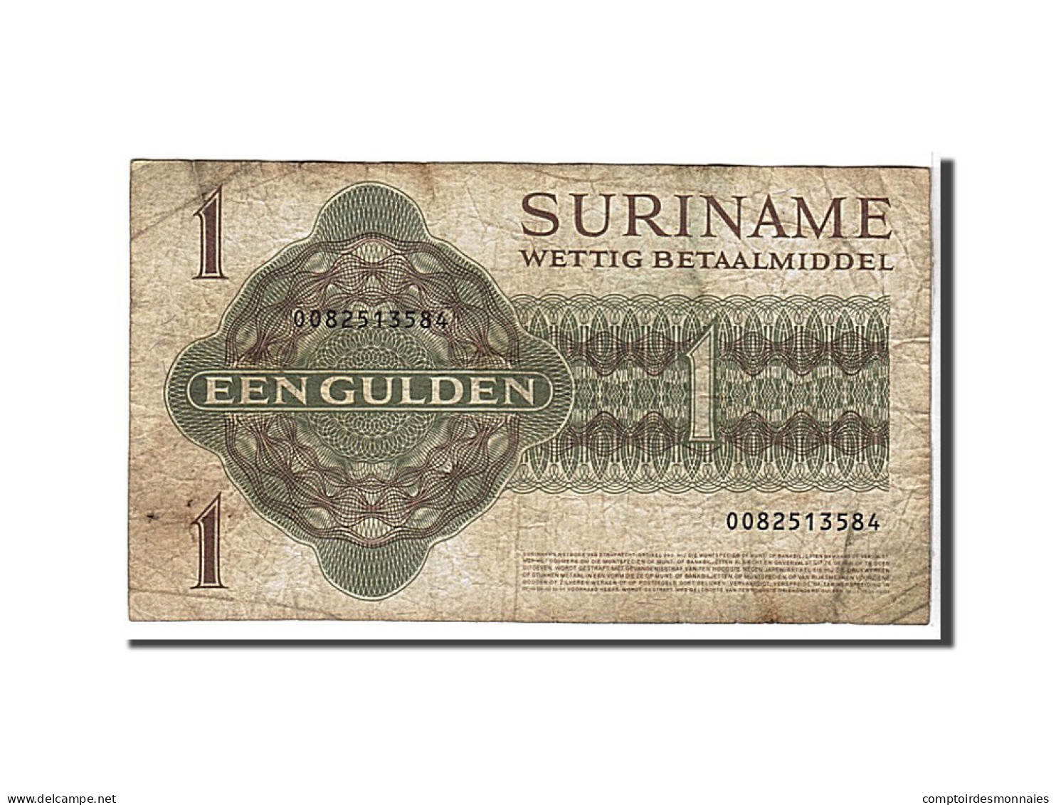 Billet, Suriname, 1 Gulden, 1986, KM:116i, TB - Surinam