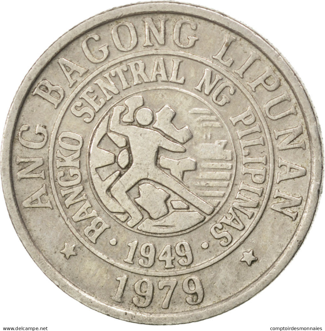 Monnaie, Philippines, 25 Sentimos, 1979, TTB, Copper-nickel, KM:227 - Philippines