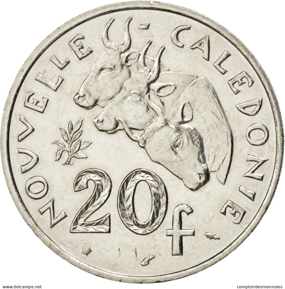 Monnaie, Nouvelle-Calédonie, 20 Francs, 1992, SPL+, Nickel, KM:12 - Nieuw-Caledonië