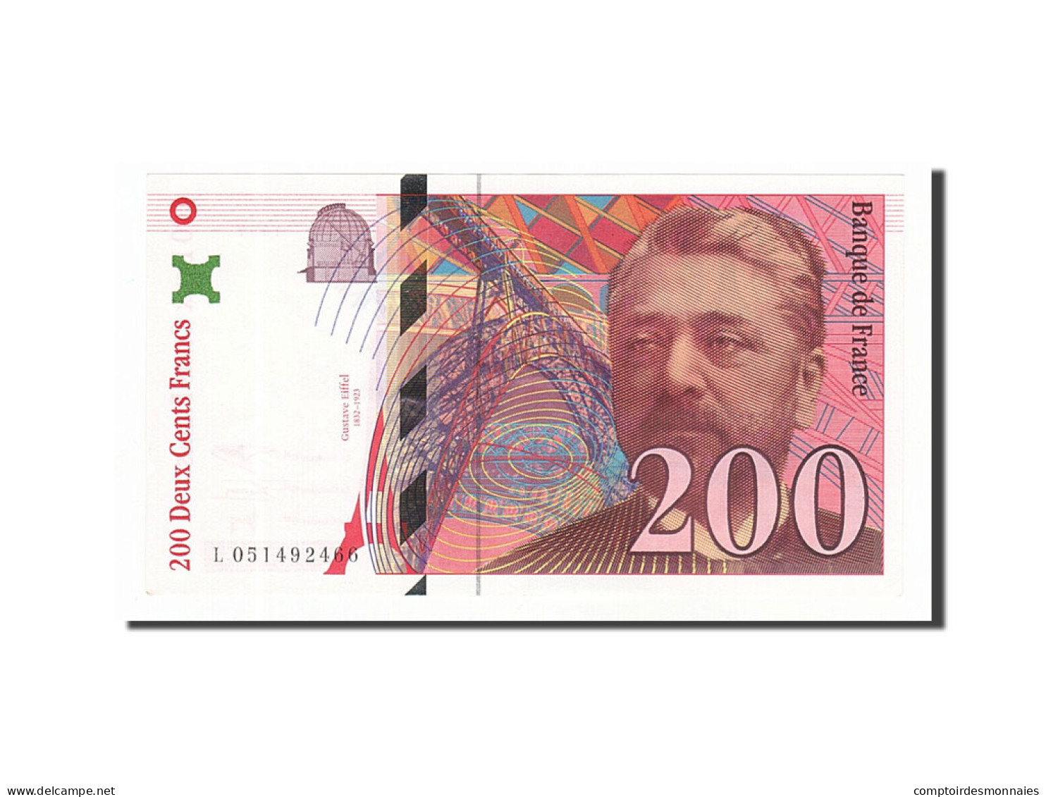 Billet, France, 200 Francs, 200 F 1995-1999 ''Eiffel'', 1997, SPL - 200 F 1995-1999 ''Eiffel''