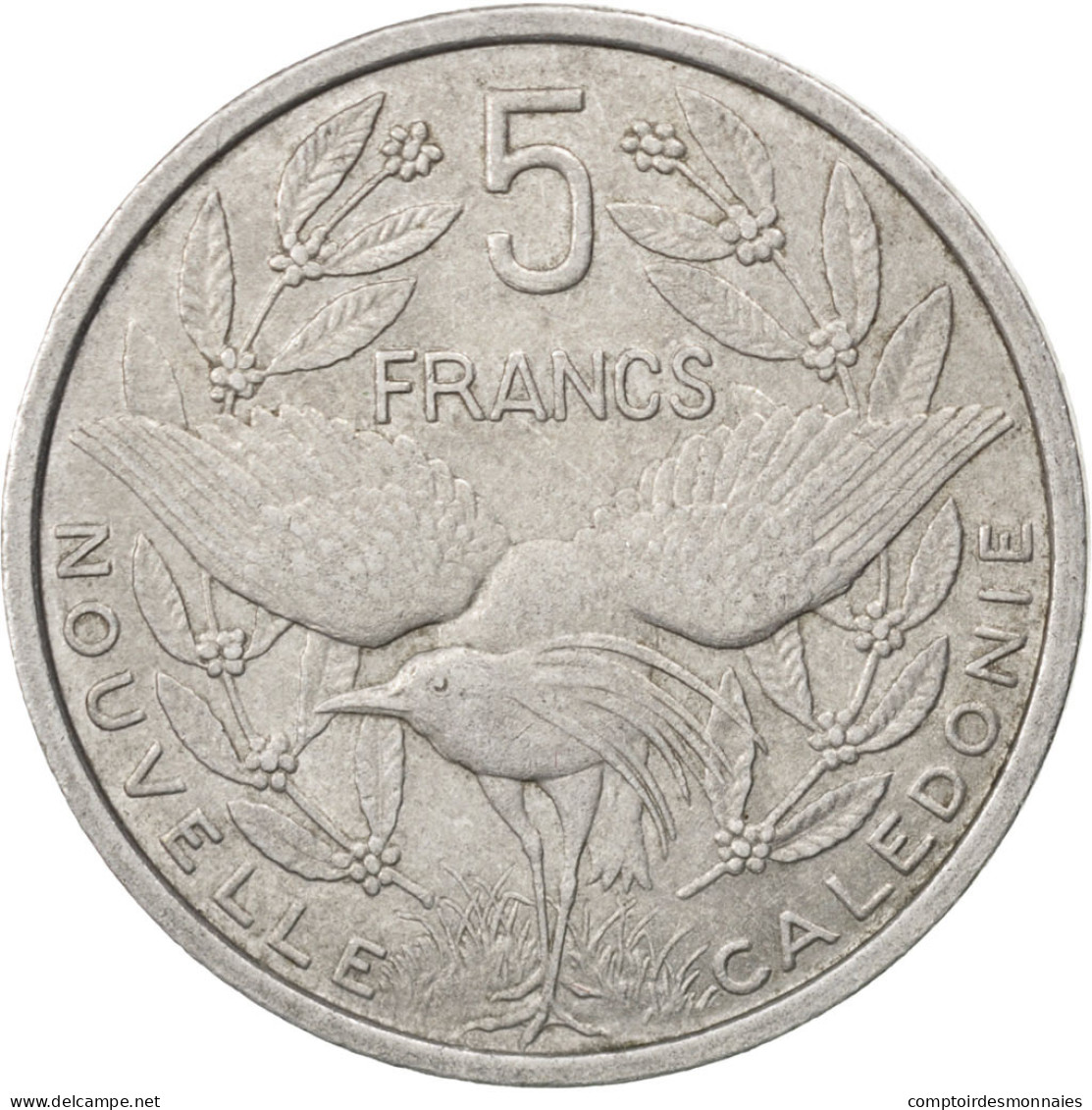 Monnaie, Nouvelle-Calédonie, 5 Francs, 1952, TTB, Aluminium, KM:4, Lecompte:71 - New Caledonia