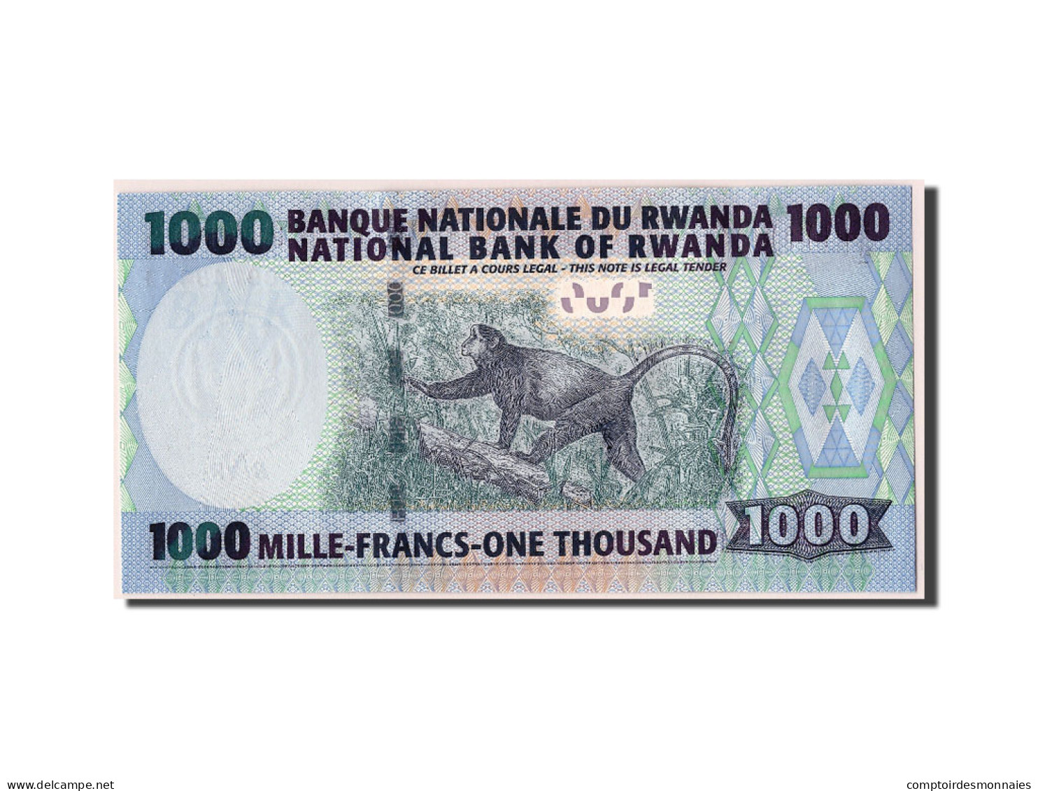 Billet, Rwanda, 1000 Francs, 2004, 2004-07-01, SPL - Rwanda