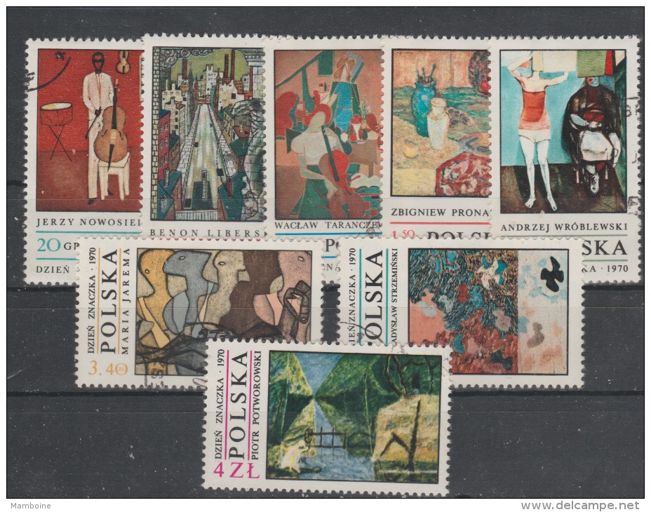 Pologne  1970 Tableau   N°1881 / 88 Oblitéré Série Compl.= 8 Valeurs - Oblitérés