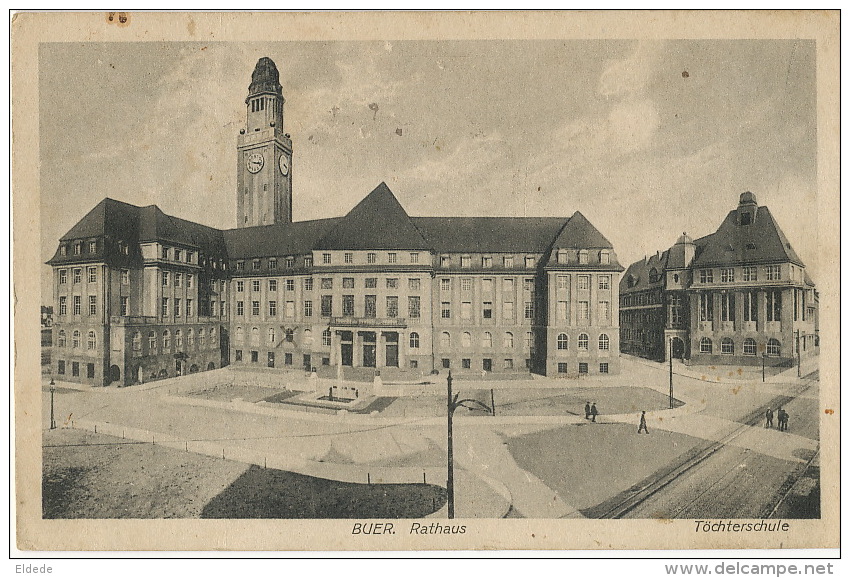 Buer I. W. Gelsenkirchen  Rathaus  Tochterschule - Geilenkirchen