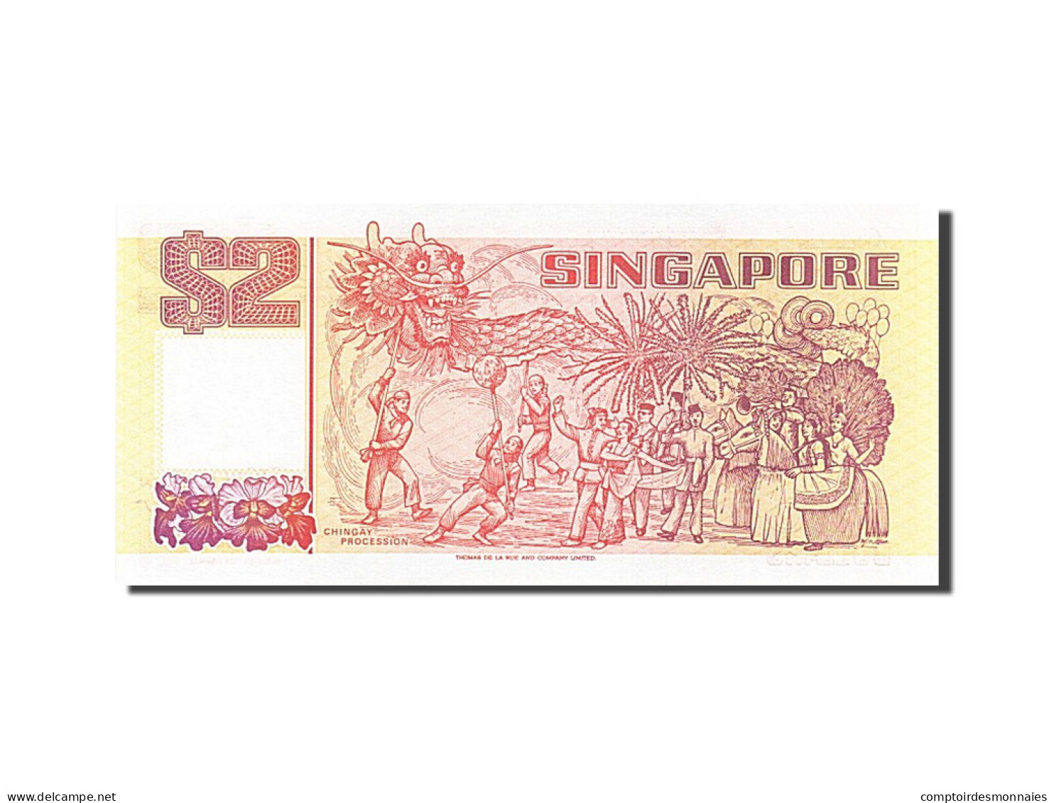 Billet, Singapour, 2 Dollars, 1990, NEUF - Singapur