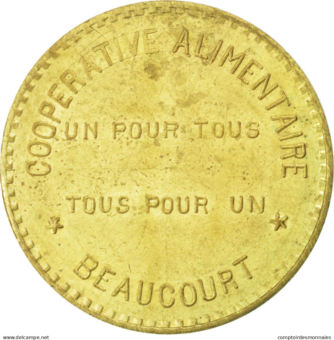Monnaie, France, 10 Centimes, TTB+, Laiton, Elie:10.1 - Monétaires / De Nécessité