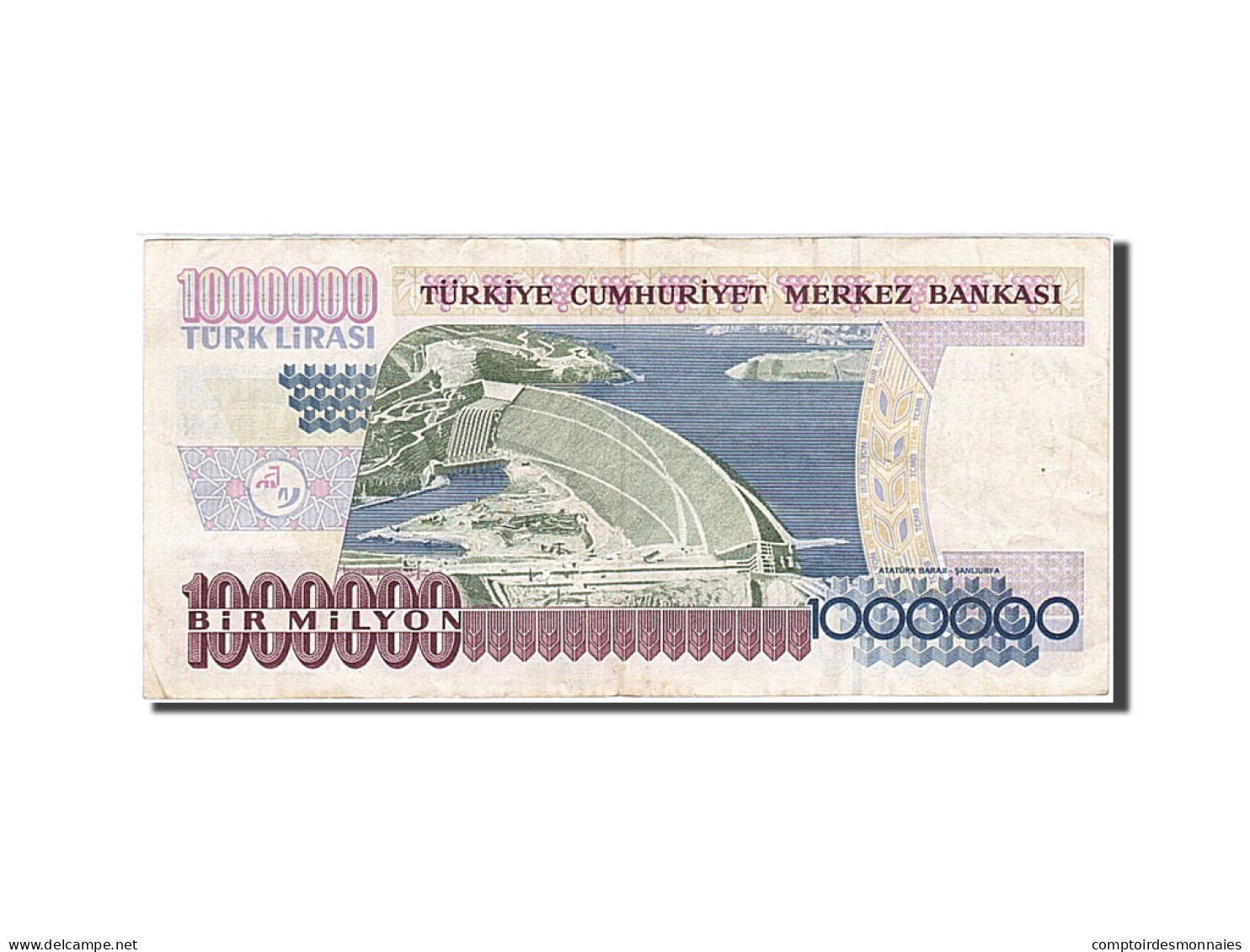 Billet, Turquie, 1,000,000 Lira, 1970, 1970-01-14, TTB+ - Turquie