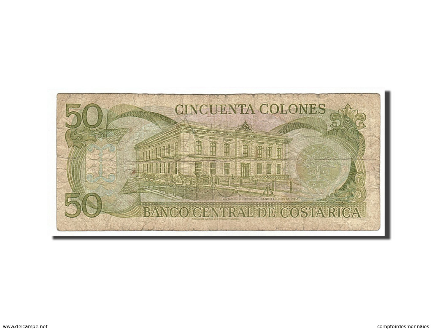 Billet, Costa Rica, 50 Colones, 1993, 1993-06-02, TB - Costa Rica