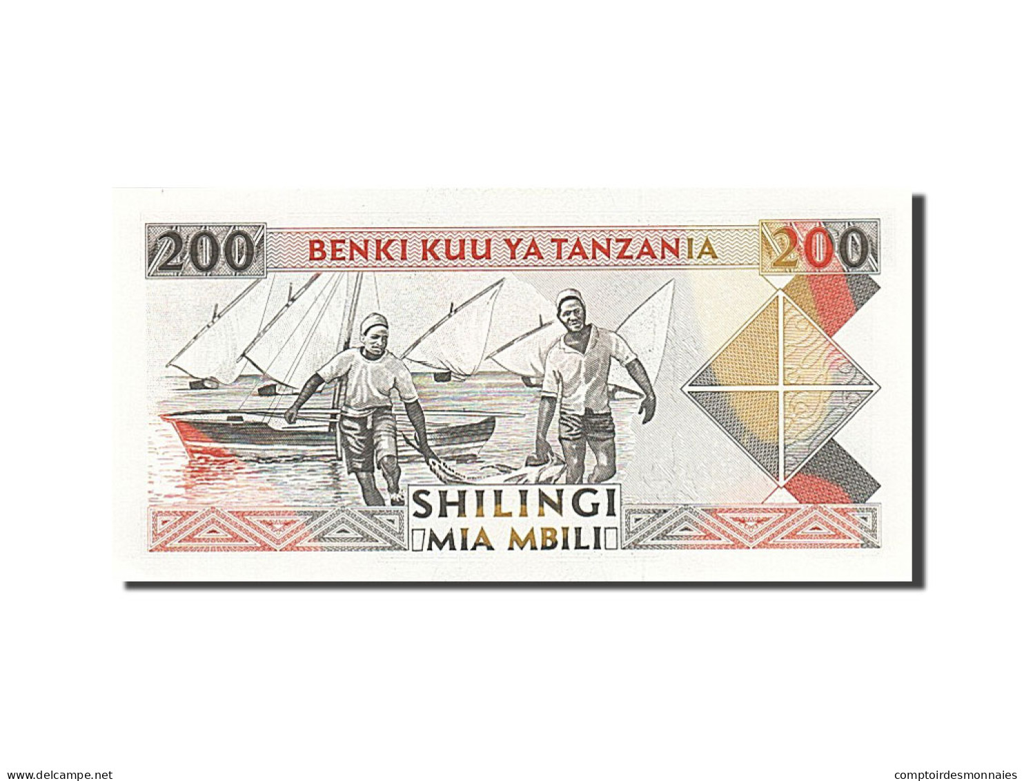 Billet, Tanzania, 200 Shilingi, 1993, NEUF - Tansania