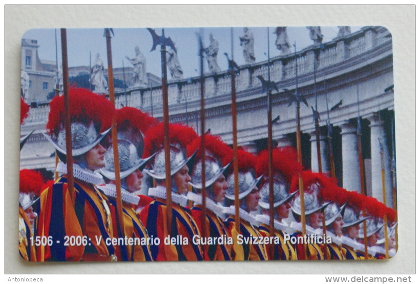 VATICANO 2006 - SCV 145, CENTENARIO GUARDIA SVIZZERA,  RARA - Vaticano