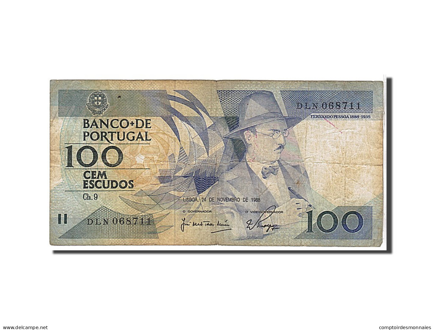 Billet, Portugal, 100 Escudos, 1988, KM:179f, TB - Portugal